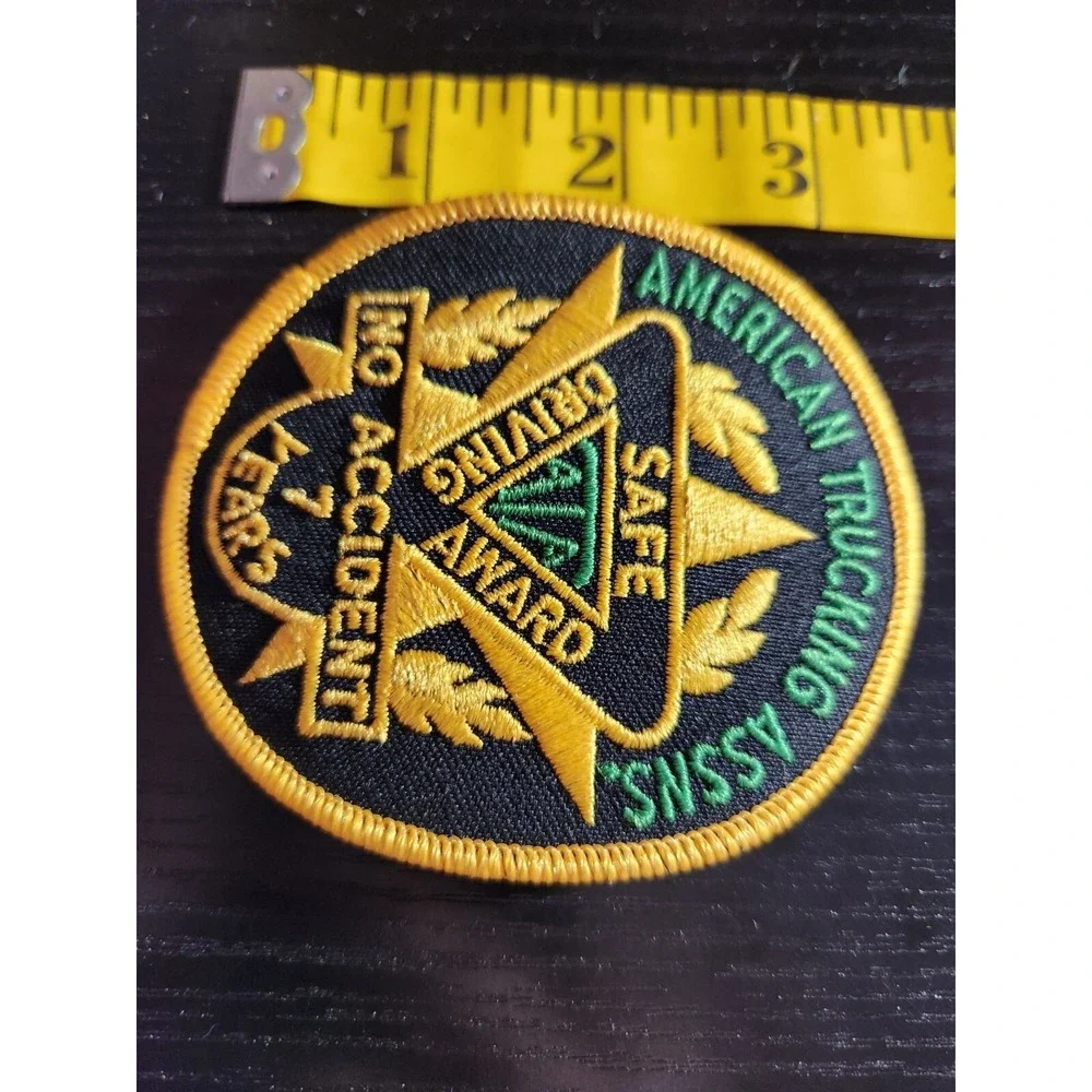 American Trucking Assns Safe Driving Award Patch No Accident 7 Years Embroidered